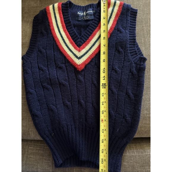 Ralph Lauren Men's Navy Sweater Vest - Picture 5 of 5